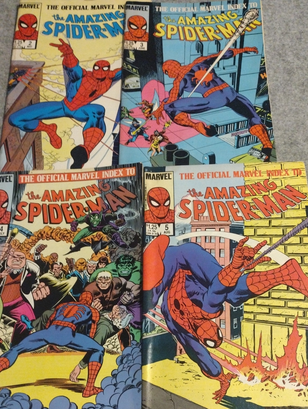 The Amazing Spider Man By Marvel  Set Of 4 Books Issues 2-5